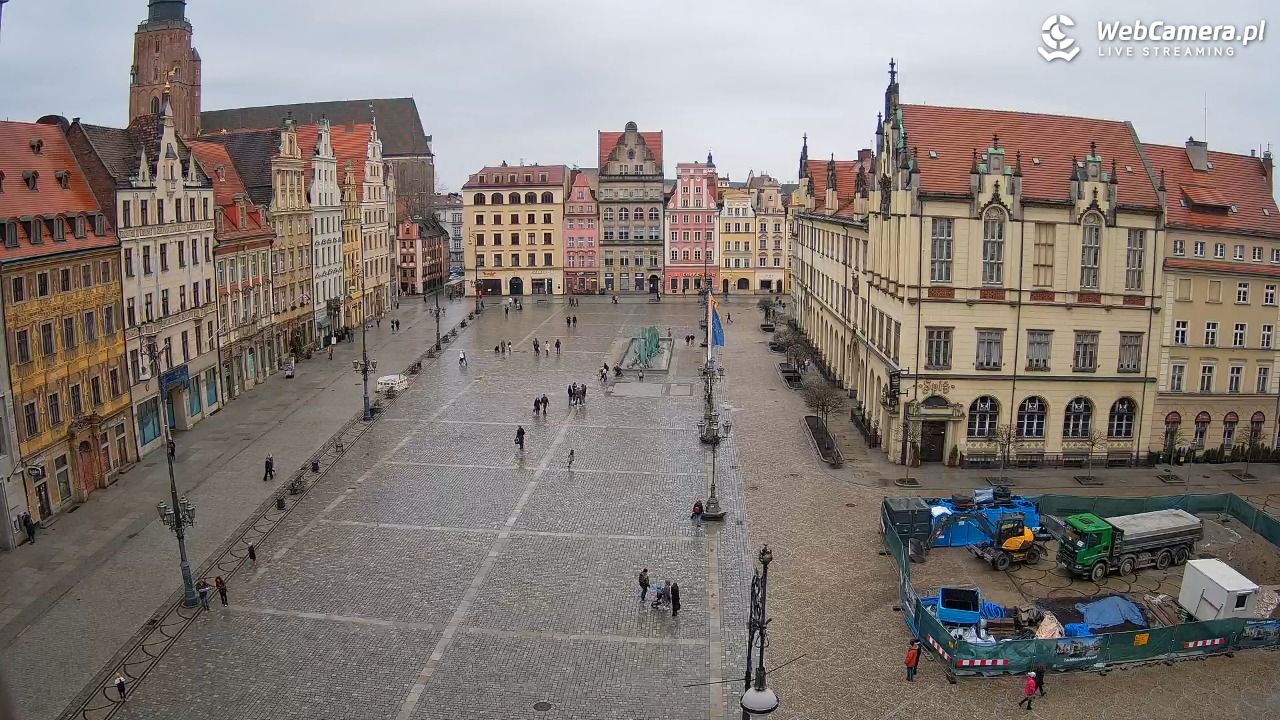 WROCŁAW - widok na Stare Miasto - 22 luty 2026, 12:41