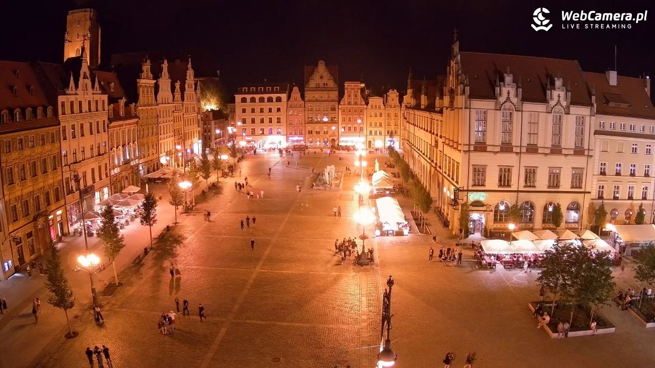 WROCŁAW - widok na Stare Miasto - 11 lipiec 2026, 23:33