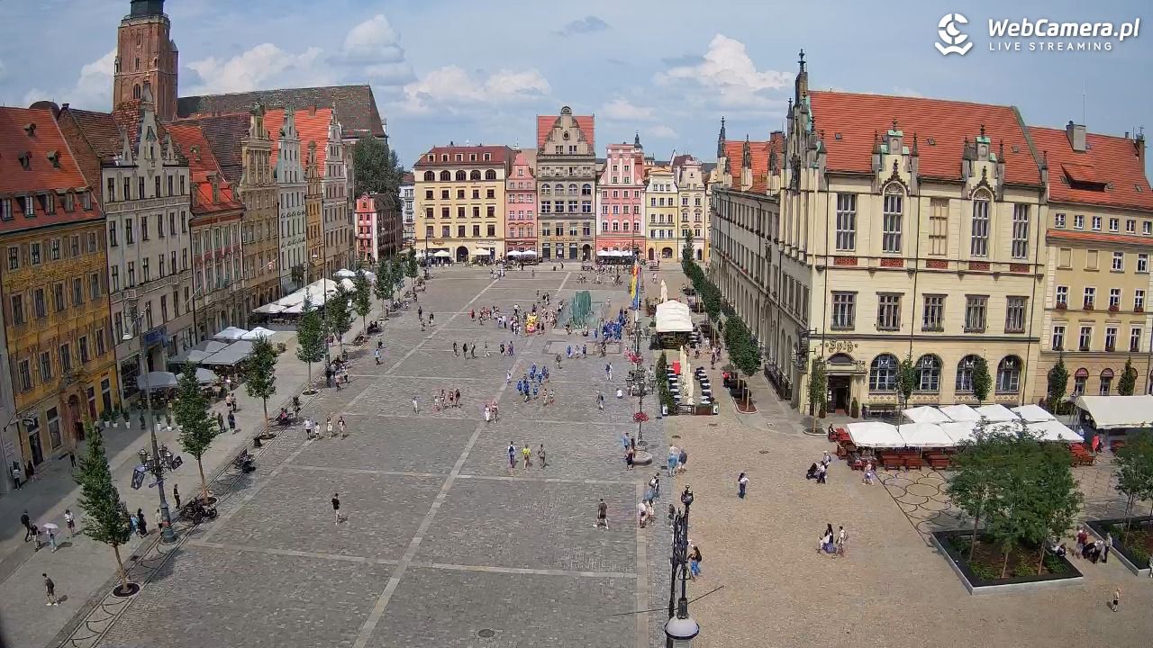 WROCŁAW - widok na Stare Miasto - 14 lipiec 2026, 13:58