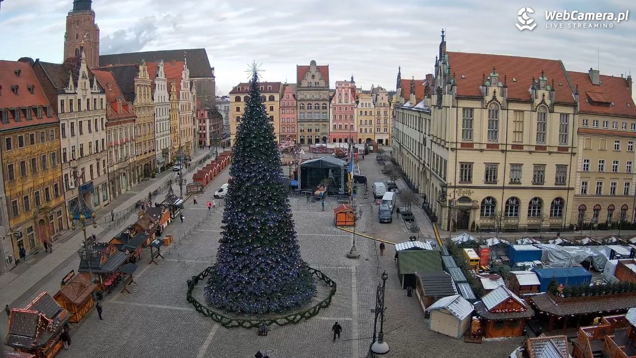 WROCŁAW - widok na Stare Miasto - 06 styczeń 2026, 09:50