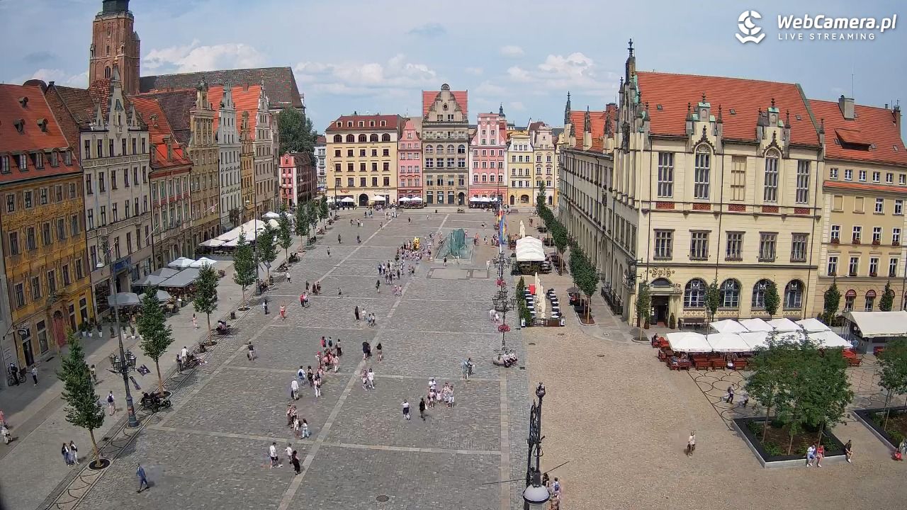 WROCŁAW - widok na Stare Miasto - 14 lipiec 2026, 13:55