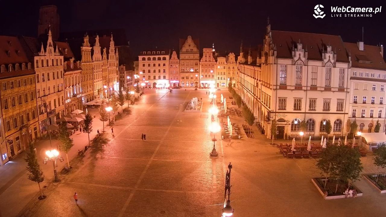 WROCŁAW - widok na Stare Miasto - 14 lipiec 2026, 00:08