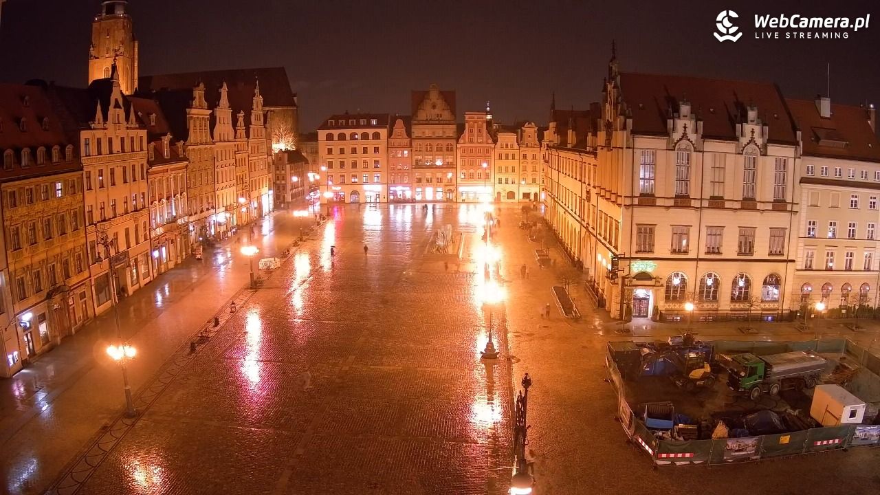 WROCŁAW - widok na Stare Miasto - 22 luty 2026, 19:13