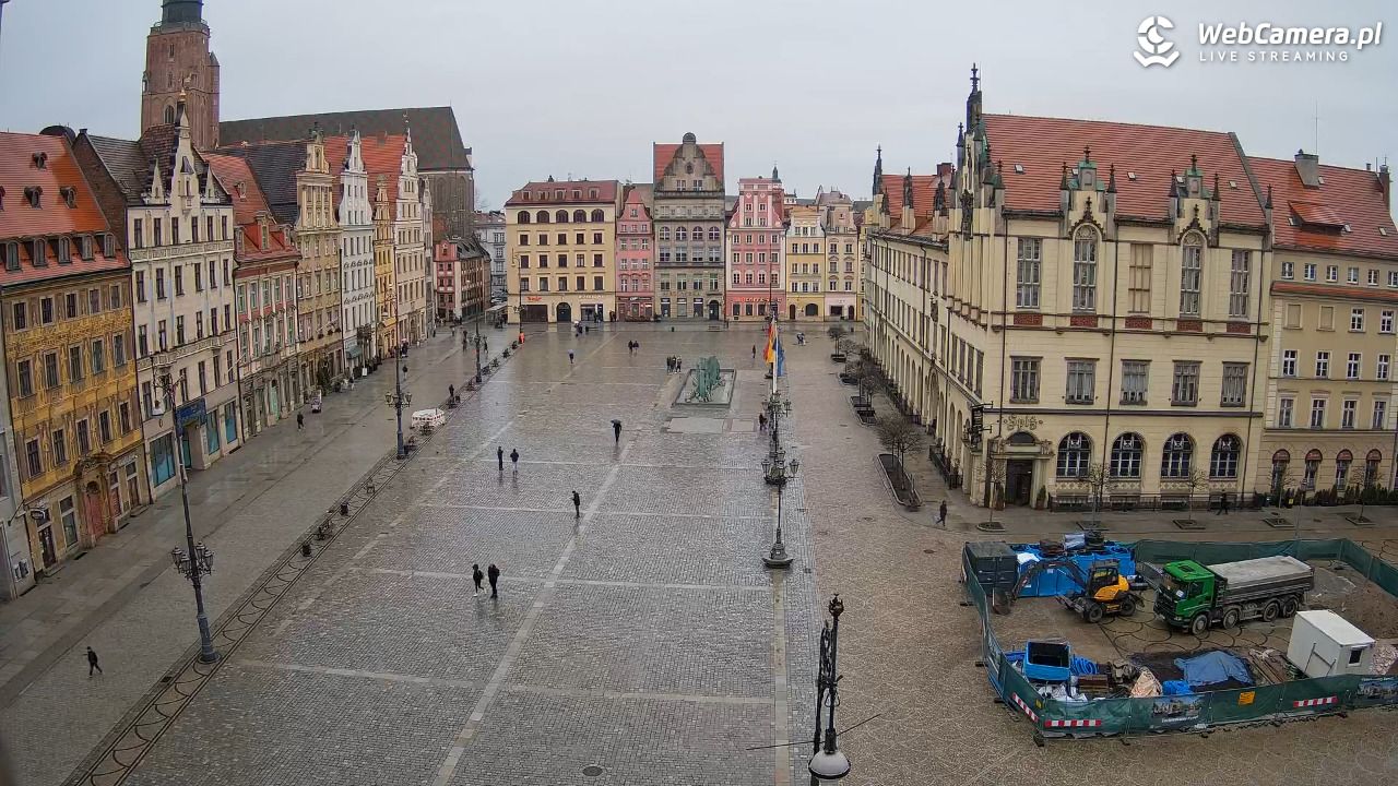 WROCŁAW - widok na Stare Miasto - 22 luty 2026, 11:32