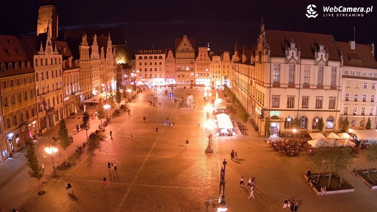 WROCŁAW - widok na Stare Miasto - 30 maj 2026, 22:30