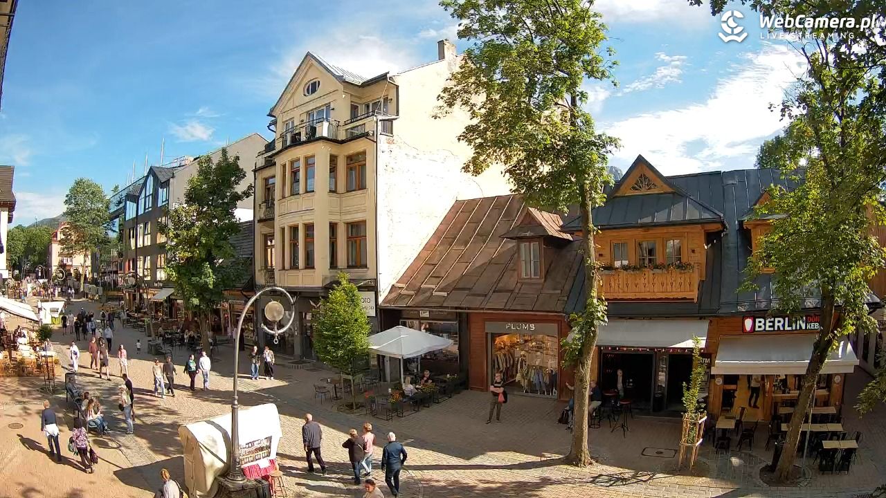 Krupówki  - widok na deptak - 16 czerwiec 2026, 17:11