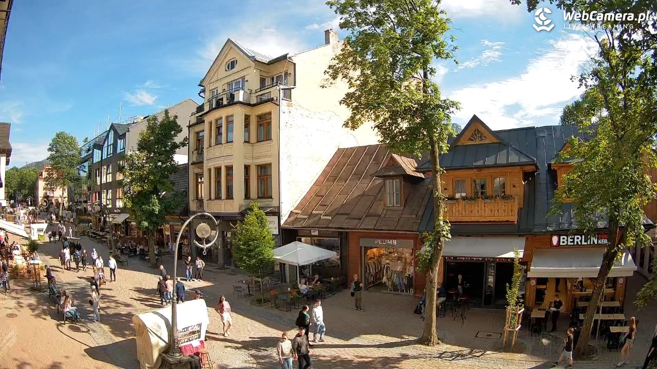 Krupówki  - widok na deptak - 16 czerwiec 2026, 17:11
