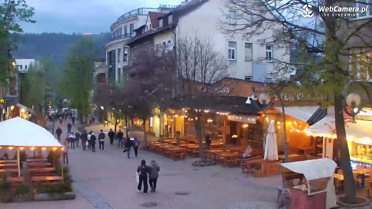 Zakopane - widok na deptak Krupówki NOWOŚĆ - 15 maj 2025, 20:23