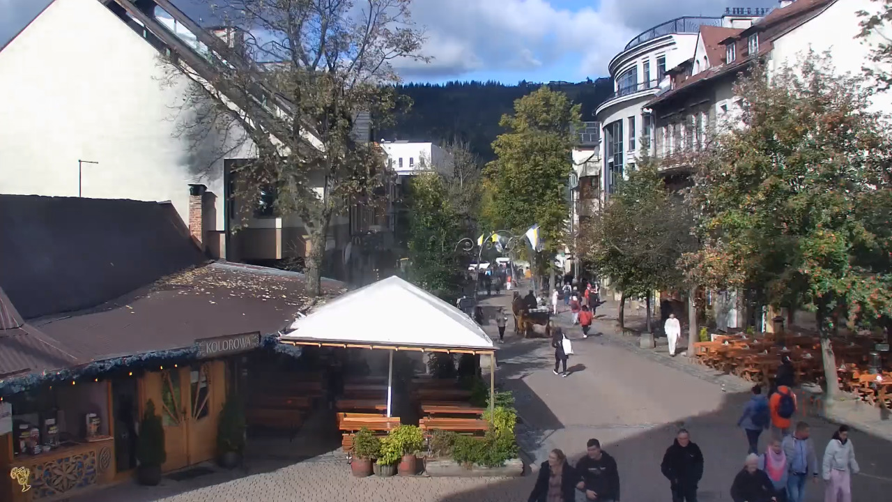 Zakopane - widok na deptak Krupówki NOWOŚĆ - 12 październik 2026, 08:43