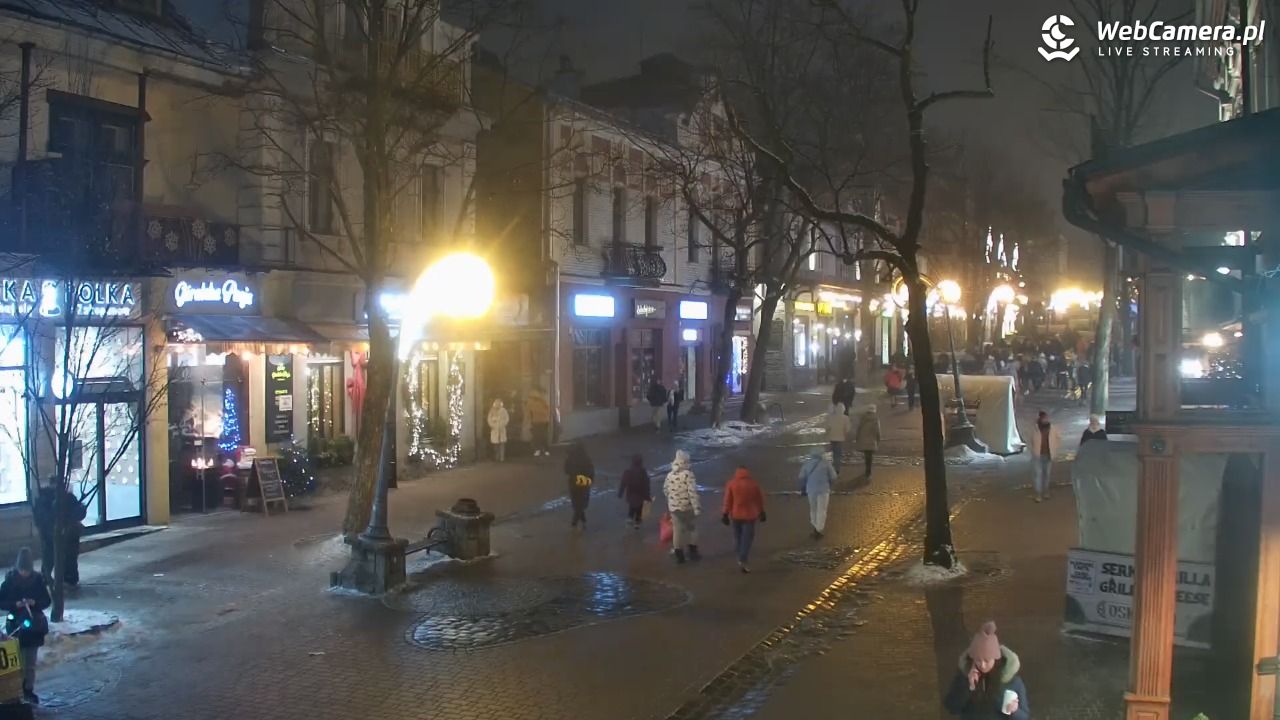 Zakopane - widok na deptak Krupówki NOWOŚĆ - 30 styczeń 2026, 22:03