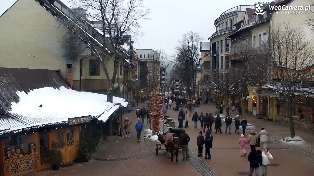 Zakopane - widok na deptak Krupówki NOWOŚĆ - 30 styczeń 2026, 11:42