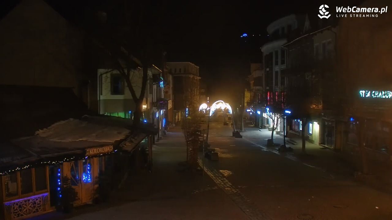 Zakopane - widok na deptak Krupówki NOWOŚĆ - 15 grudzień 2025, 03:02