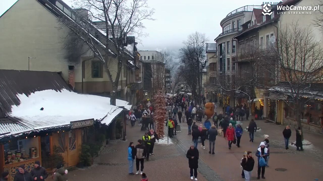 Zakopane - widok na deptak Krupówki NOWOŚĆ - 30 styczeń 2026, 14:17