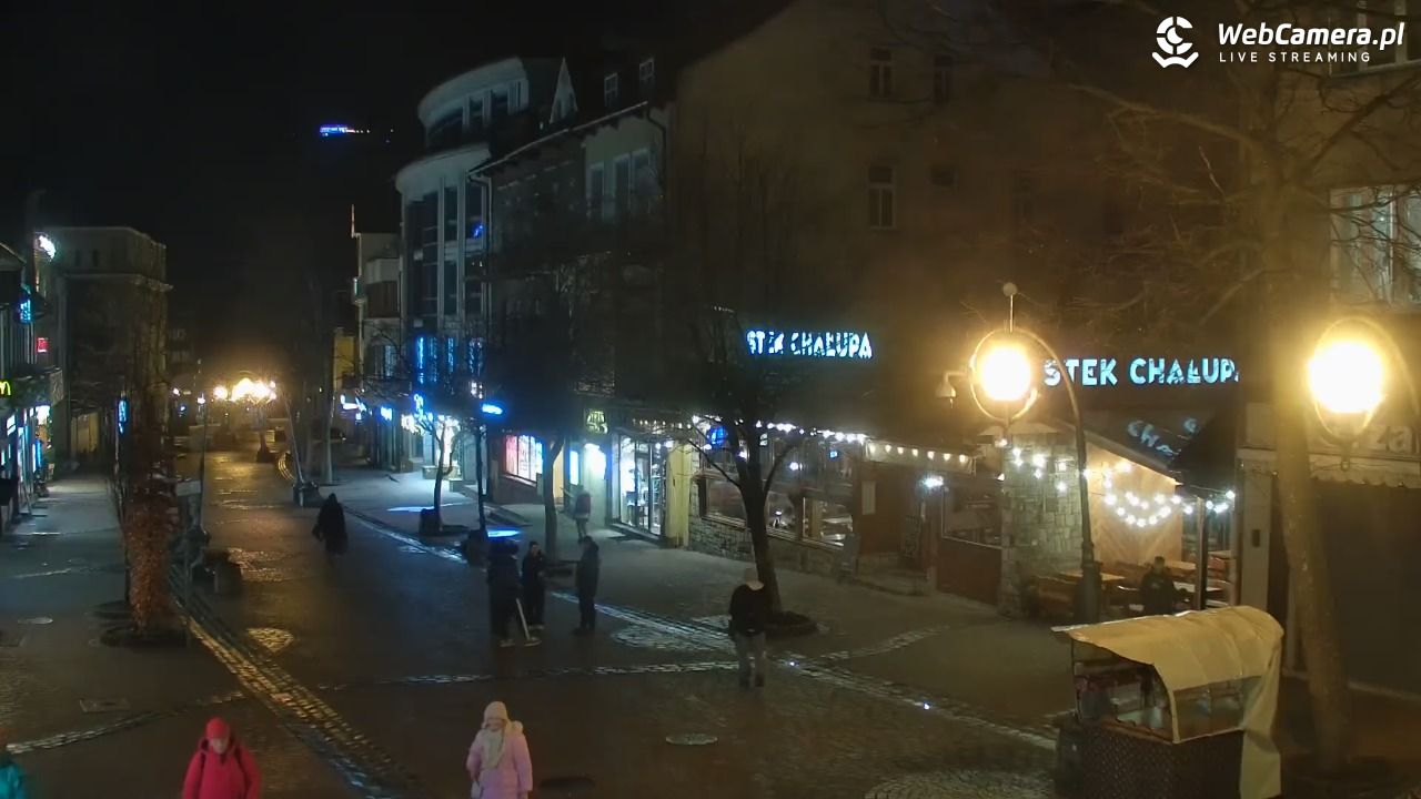 Zakopane - widok na deptak Krupówki NOWOŚĆ - 16 marzec 2026, 20:27