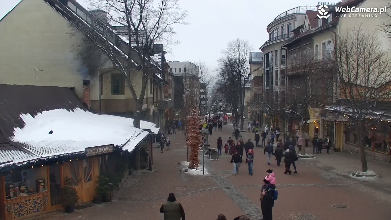 Zakopane - widok na deptak Krupówki NOWOŚĆ - 31 styczeń 2026, 11:05