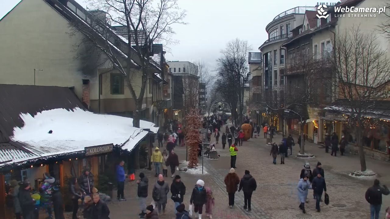 Zakopane - widok na deptak Krupówki NOWOŚĆ - 31 styczeń 2026, 15:05
