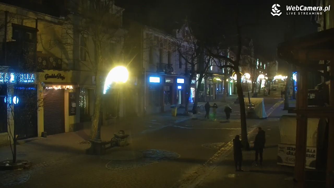 Zakopane - widok na deptak Krupówki NOWOŚĆ - 15 grudzień 2025, 22:26