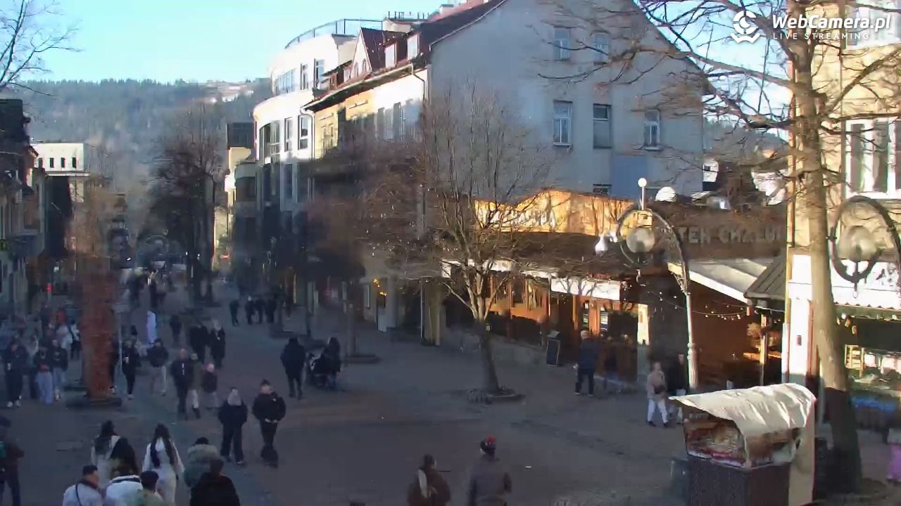 Zakopane - widok na deptak Krupówki NOWOŚĆ - 15 grudzień 2025, 14:10