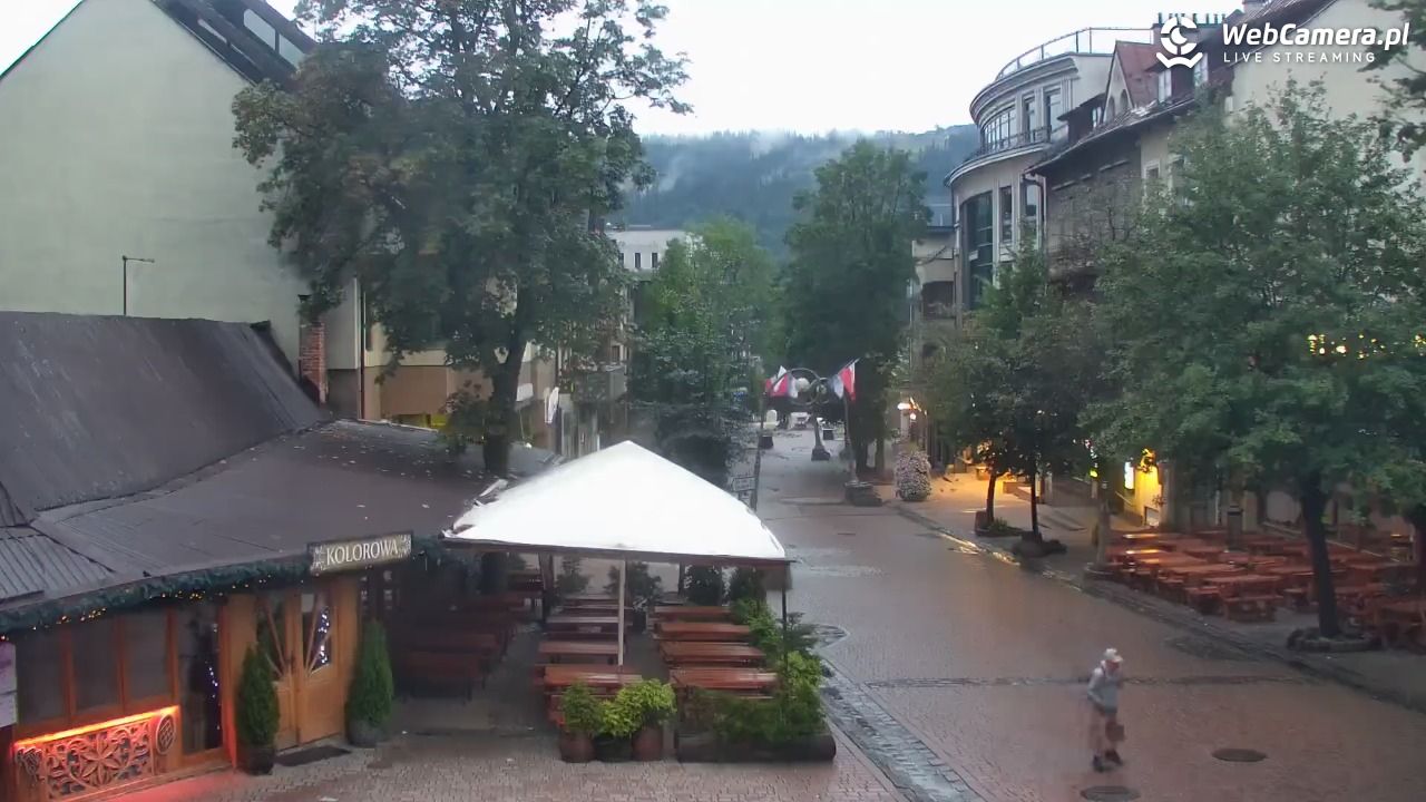 Zakopane - widok na deptak Krupówki NOWOŚĆ - 18 sierpień 2026, 05:36