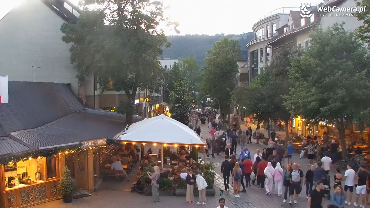 Zakopane - widok na deptak Krupówki NOWOŚĆ - 13 lipiec 2025, 20:44