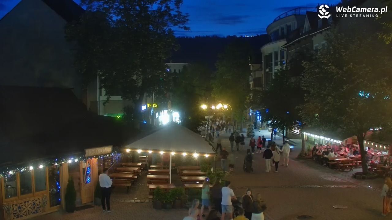 Zakopane - widok na deptak Krupówki NOWOŚĆ - 22 czerwiec 2026, 21:45
