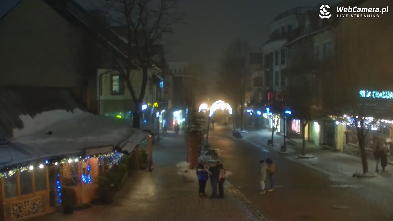 Zakopane - widok na deptak Krupówki NOWOŚĆ - 29 styczeń 2026, 22:53