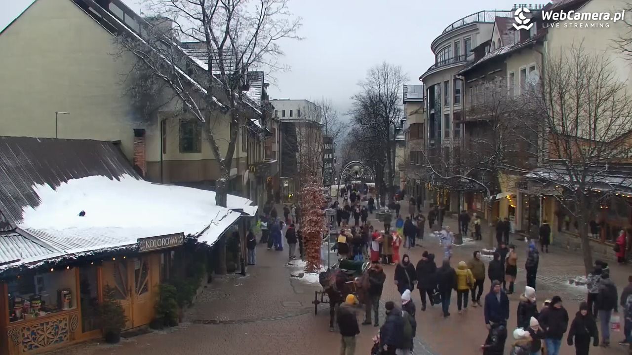 Zakopane - widok na deptak Krupówki NOWOŚĆ - 30 styczeń 2026, 11:11