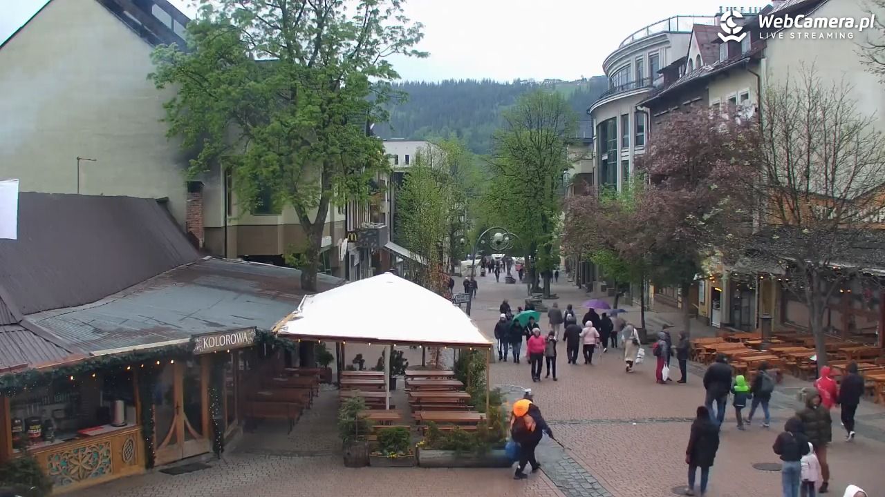 Zakopane - widok na deptak Krupówki NOWOŚĆ - 16 maj 2025, 11:35