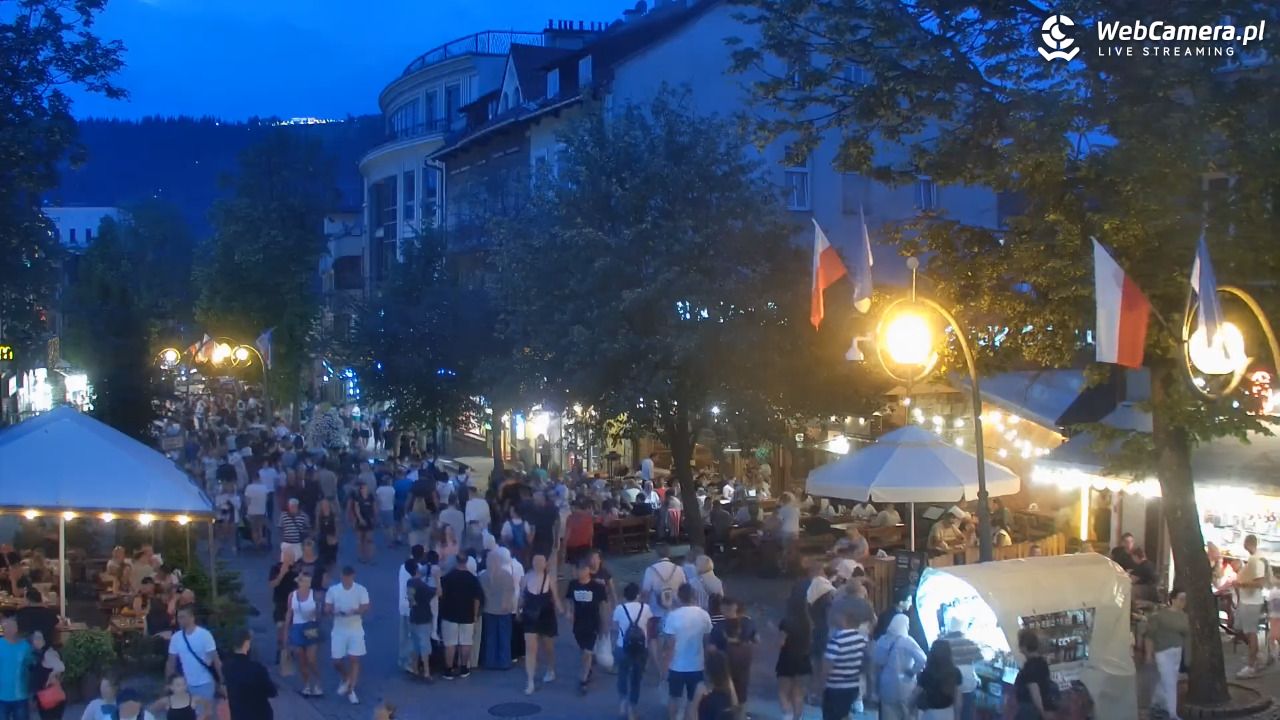 Zakopane - widok na deptak Krupówki NOWOŚĆ - 16 sierpień 2026, 20:14