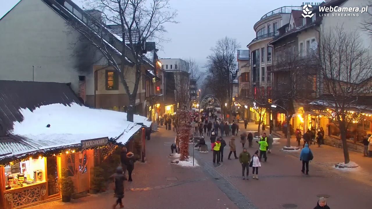 Zakopane - widok na deptak Krupówki NOWOŚĆ - 30 styczeń 2026, 16:36