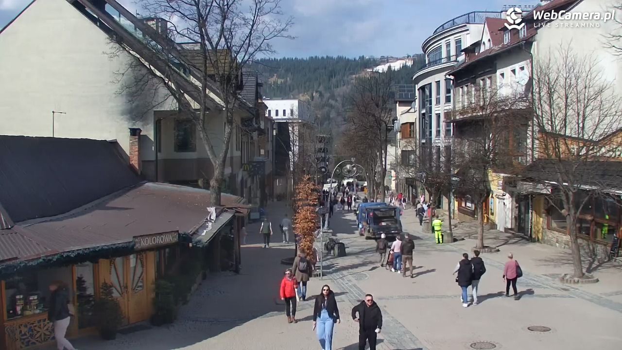 Zakopane - widok na deptak Krupówki NOWOŚĆ - 16 marzec 2026, 11:12
