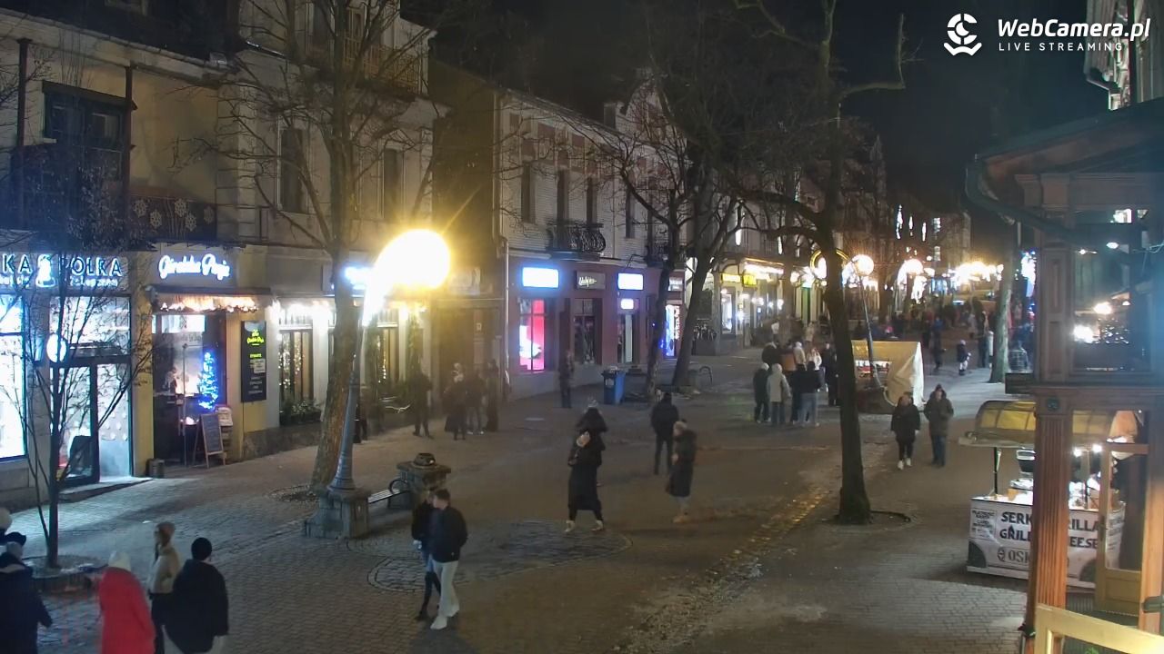 Zakopane - widok na deptak Krupówki NOWOŚĆ - 14 grudzień 2025, 19:59
