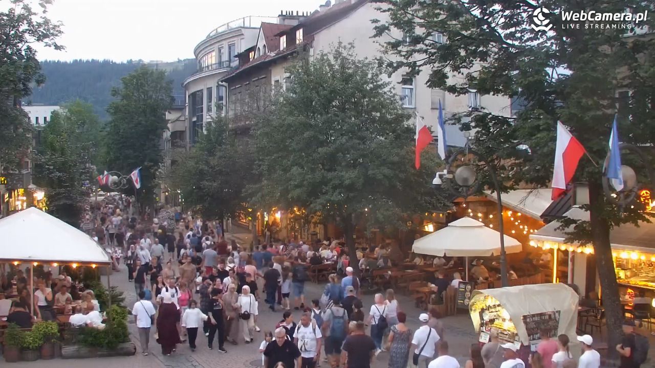 Zakopane - widok na deptak Krupówki NOWOŚĆ - 16 sierpień 2026, 19:45