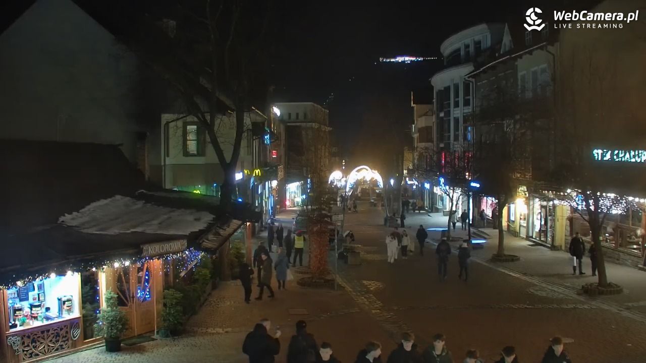 Zakopane - widok na deptak Krupówki NOWOŚĆ - 15 grudzień 2025, 17:27