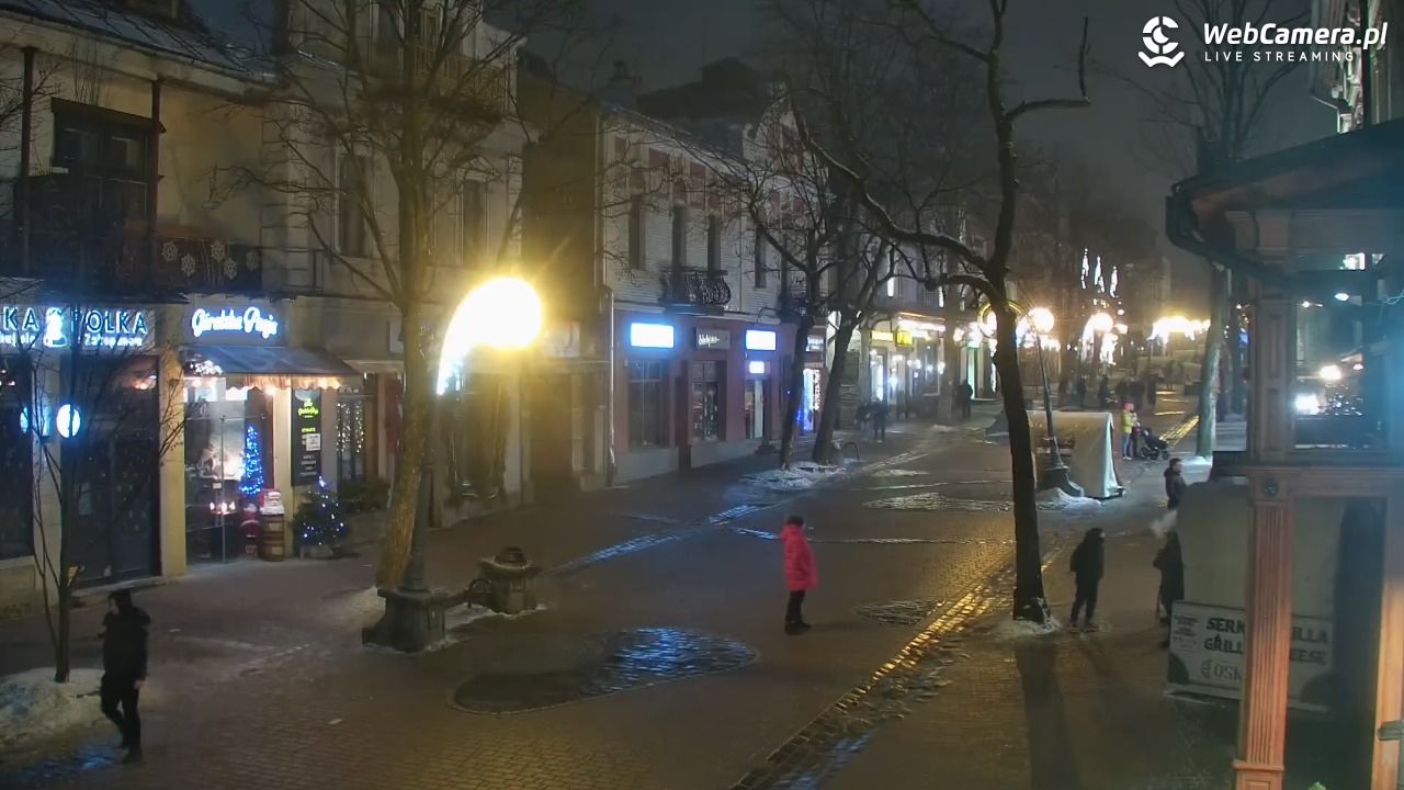 Zakopane - widok na deptak Krupówki NOWOŚĆ - 30 styczeń 2026, 22:34