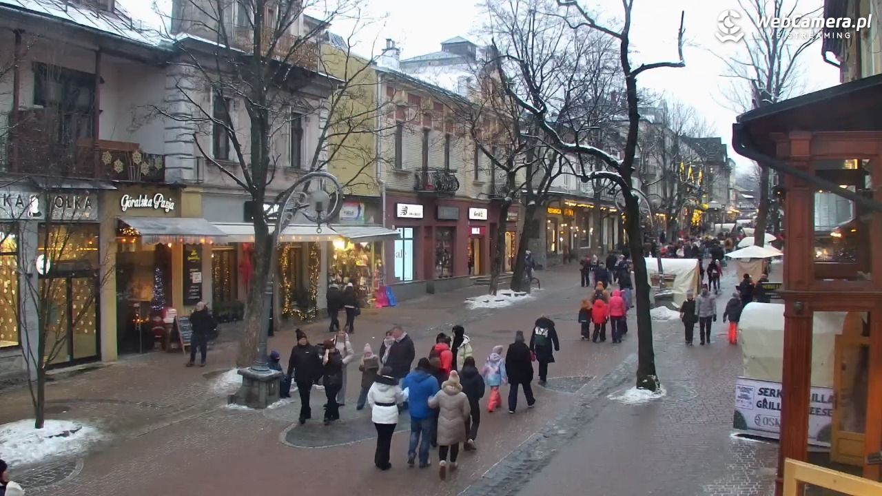 Zakopane - widok na deptak Krupówki NOWOŚĆ - 30 styczeń 2026, 15:20