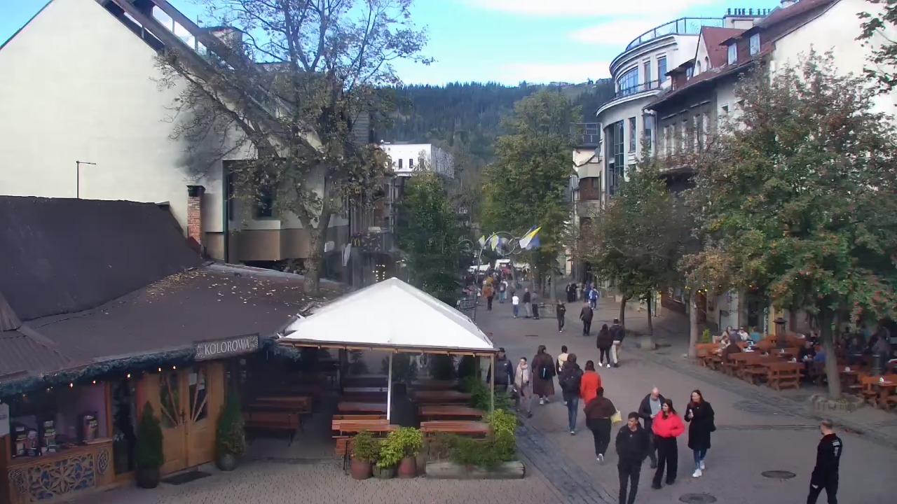 Zakopane - widok na deptak Krupówki NOWOŚĆ - 10 październik 2026, 08:48