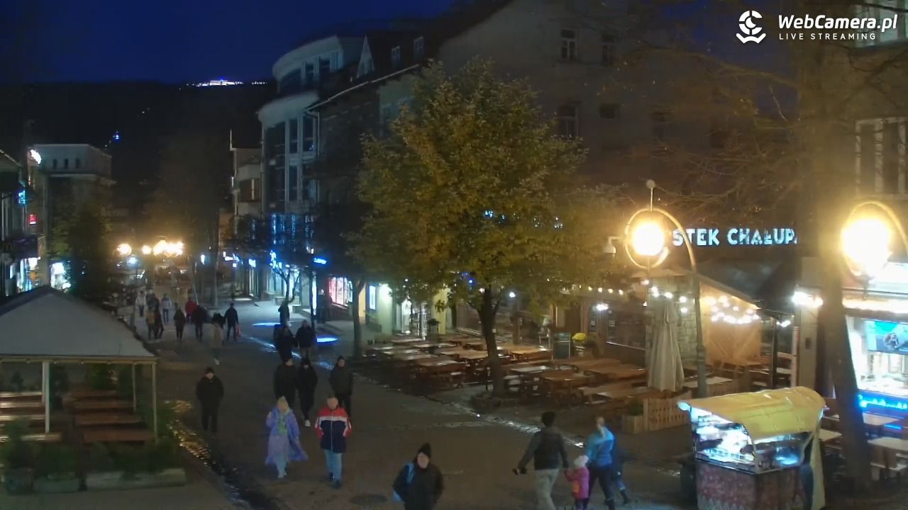 Zakopane - widok na deptak Krupówki NOWOŚĆ - 28 październik 2025, 17:02