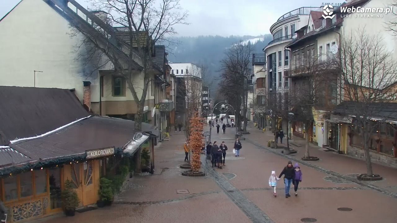 Zakopane - widok na deptak Krupówki NOWOŚĆ - 17 marzec 2026, 10:37