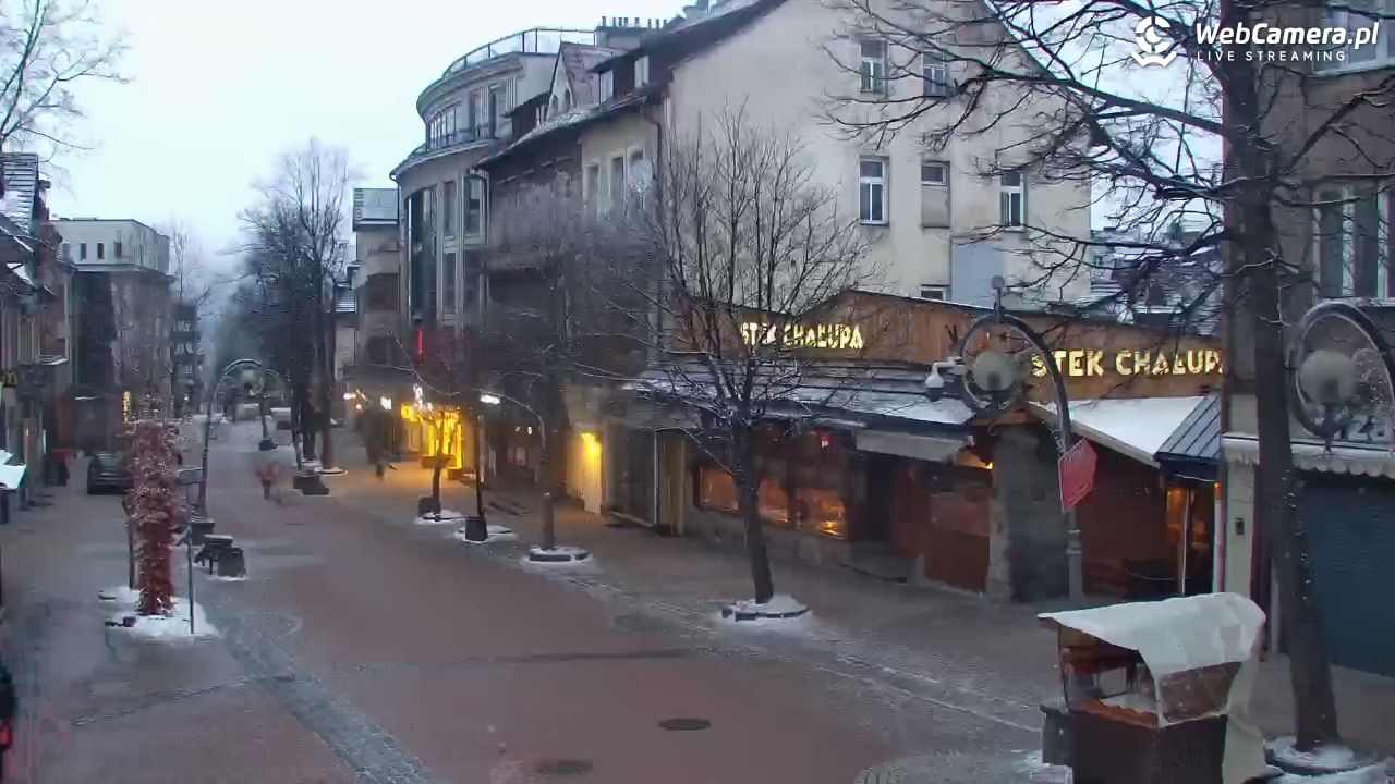 Zakopane - widok na deptak Krupówki NOWOŚĆ - 30 styczeń 2026, 07:21