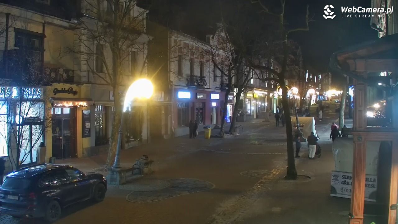 Zakopane - widok na deptak Krupówki NOWOŚĆ - 15 grudzień 2025, 21:20