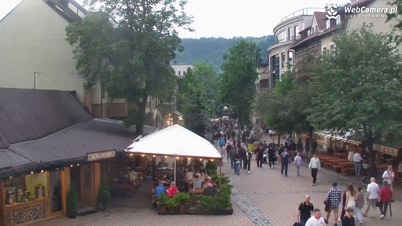 Zakopane - widok na deptak Krupówki NOWOŚĆ - 21 czerwiec 2026, 19:50