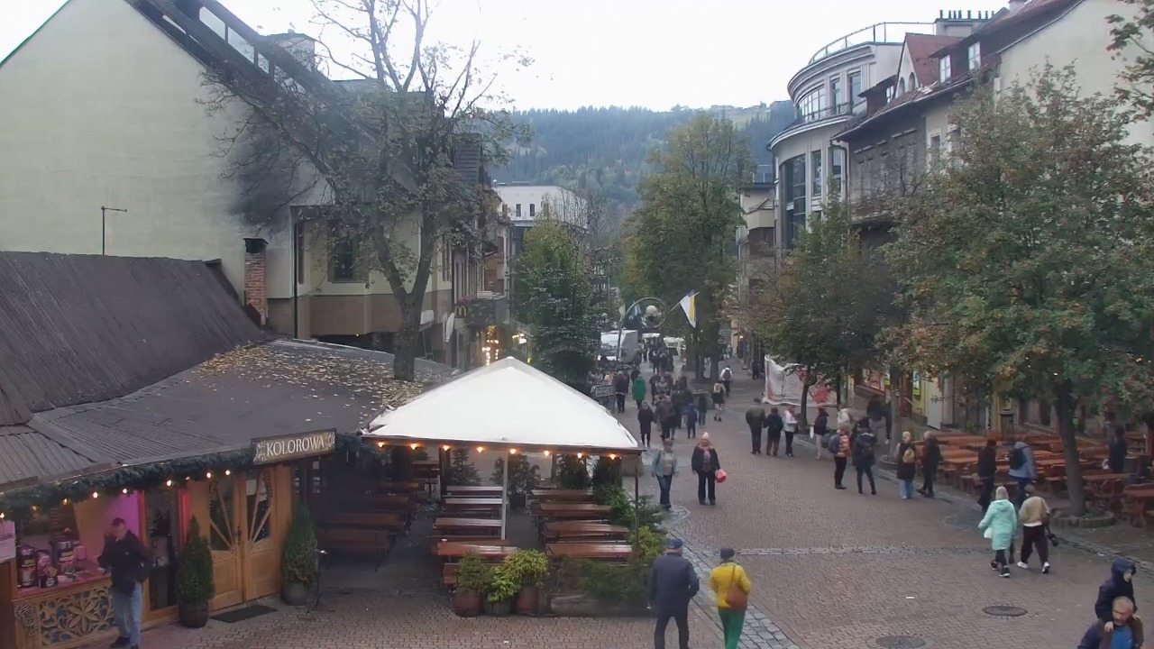 Zakopane - widok na deptak Krupówki NOWOŚĆ - 14 październik 2026, 12:51