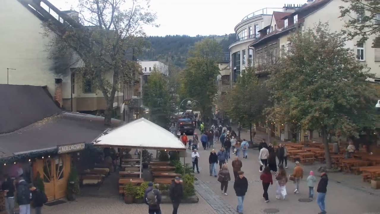 Zakopane - widok na deptak Krupówki NOWOŚĆ - 09 październik 2026, 12:35