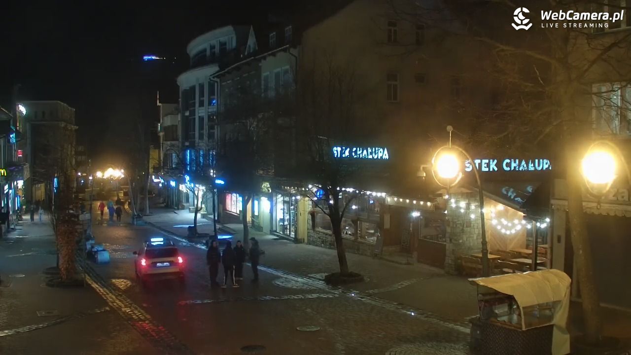 Zakopane - widok na deptak Krupówki NOWOŚĆ - 16 marzec 2026, 20:25