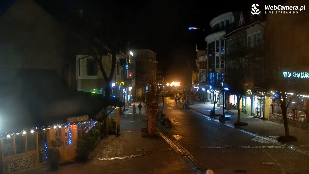 Zakopane - widok na deptak Krupówki NOWOŚĆ - 16 marzec 2026, 20:21