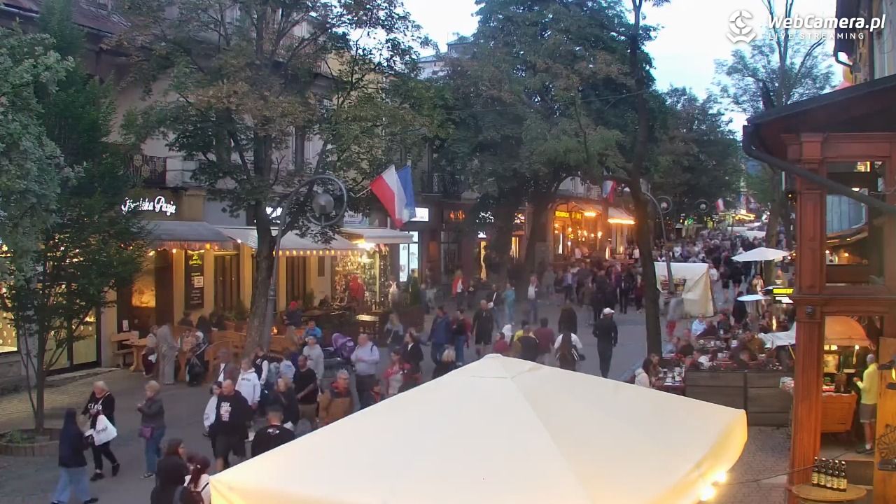 Zakopane - widok na deptak Krupówki NOWOŚĆ - 18 sierpień 2026, 19:45