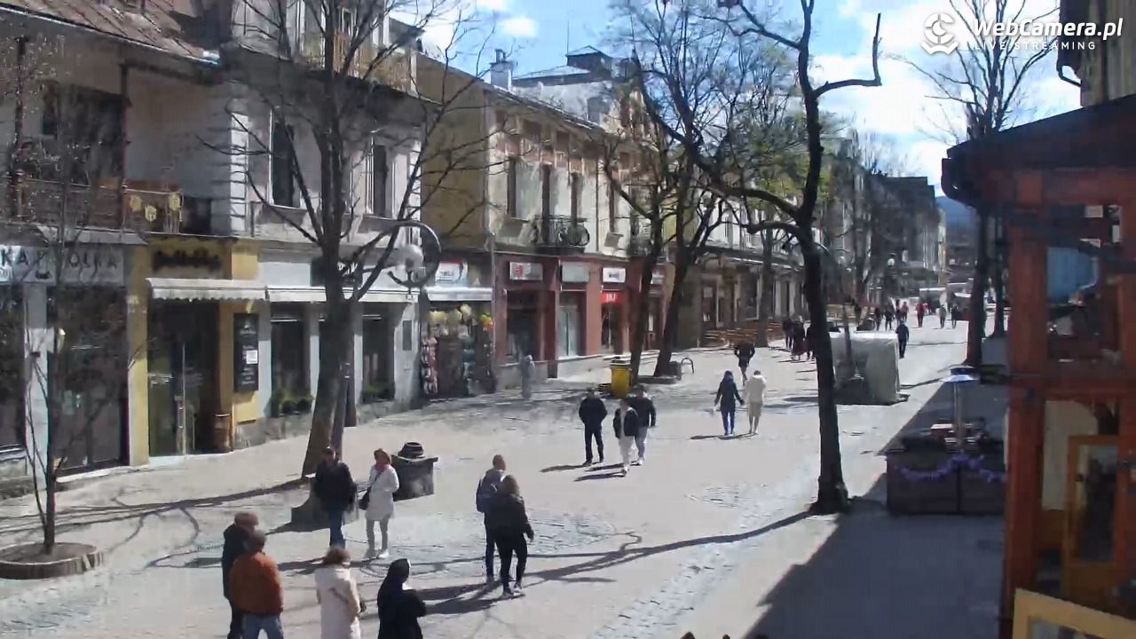 Zakopane - widok na deptak Krupówki NOWOŚĆ - 28 kwiecień 2026, 11:20