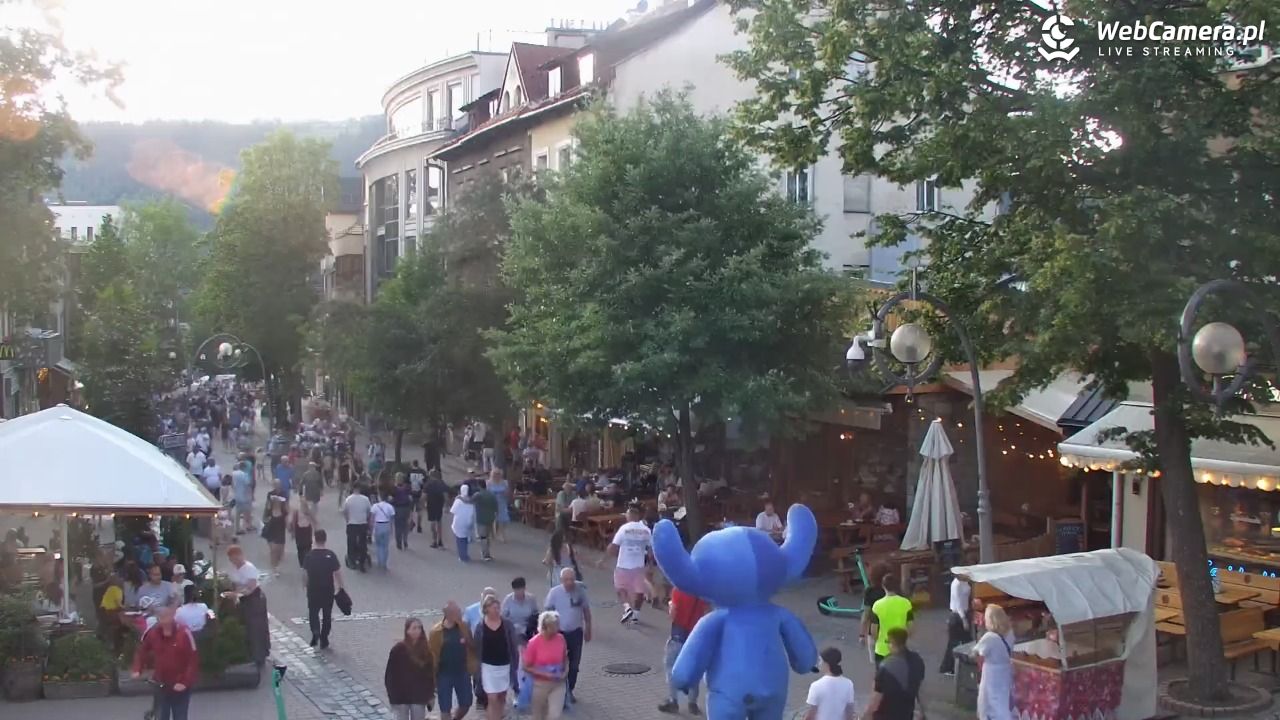 Zakopane - widok na deptak Krupówki NOWOŚĆ - 13 lipiec 2025, 19:07