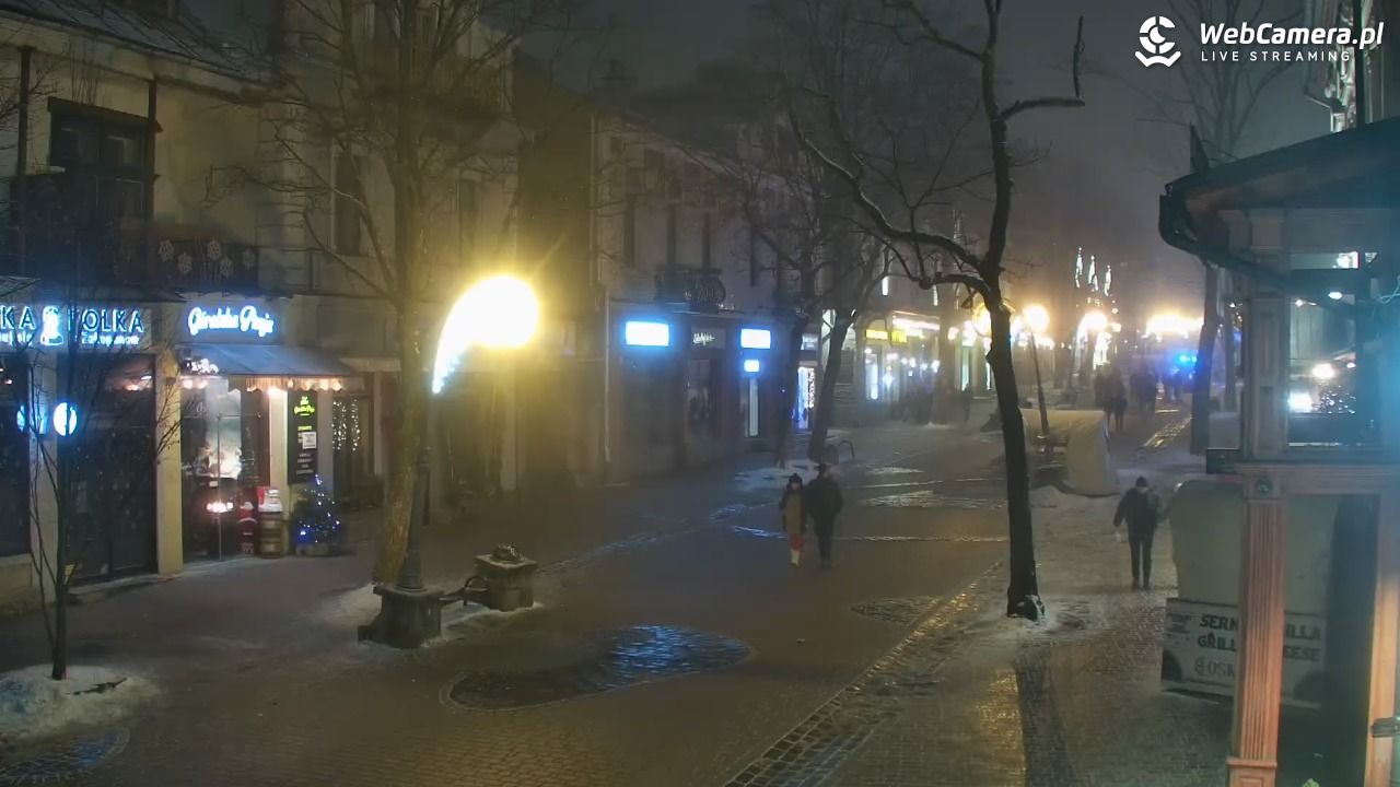 Zakopane - widok na deptak Krupówki NOWOŚĆ - 29 styczeń 2026, 22:40